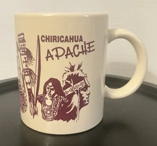 Vintage Chiricahua Apache Coffee Mug With Pictures And Saying