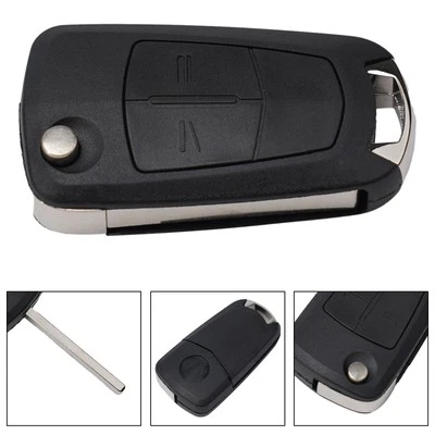 Coque porte clé à rabat télécommande 2 boutons pour Opel Corsa D-Zafira B As