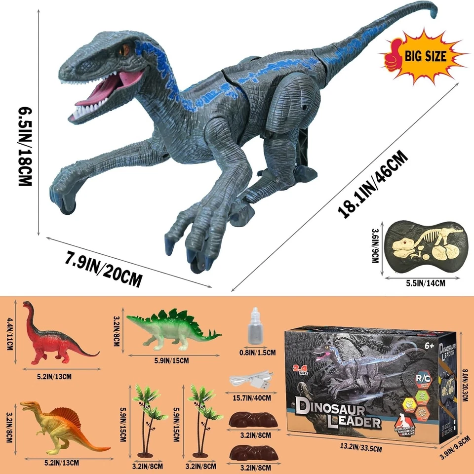 Realistic Roaring Dino Toy for Boys and Girls - Image 4 of 4