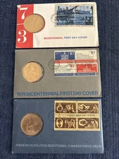 1972, 1973, 1974 First Day Of Issues Stamps & Commemorative Medals View Pics