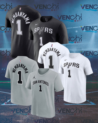 Victor Wembanyama #1 - San Antonio Spurs Team Name & Number Player