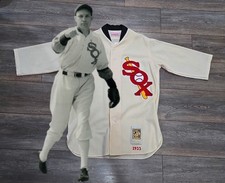 NWT AUTHENTIC VINTAGE CHICAGO WHITE SOX JERSEY 44 LARGE MITCHELL NESS 