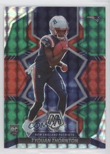 2022 Panini Mosaic Rookies Choice Red and Green Prizm Tyquan Thornton #336 0wc9