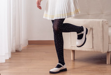 Girls Sparkle Tights   Rhinestone Glitter See-through Pantyhose 6-12Y