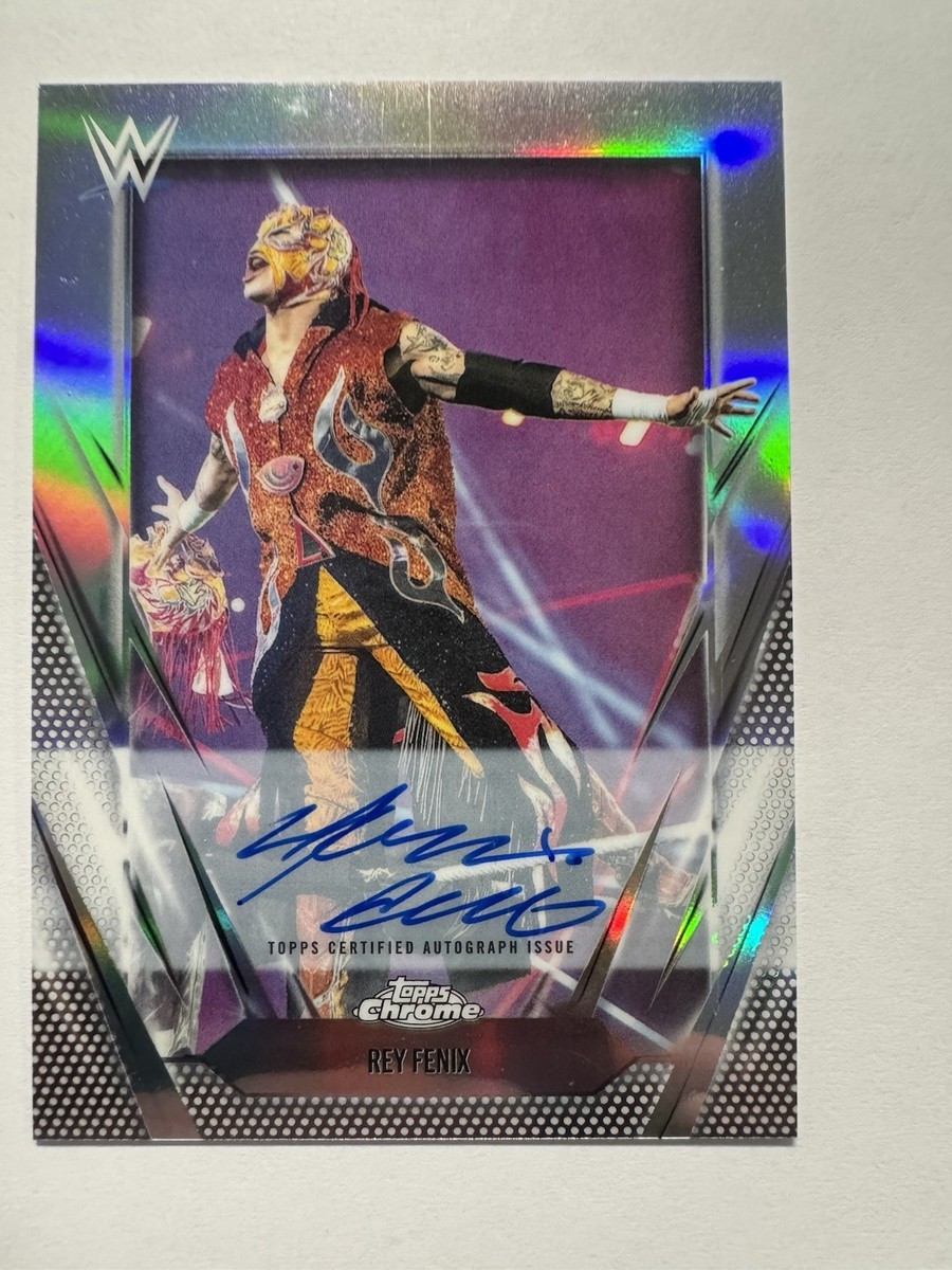 2026 WWE Topps Chrome Rey Fenix Auto Autograph Refractor | eBay