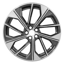 Refurbished 21x8.5 Machined and Painted Black Metallic Wheel fits 560-95081