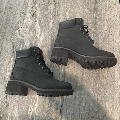Timberland Womens Kinsley 6'' A25C4 Black Waterproof Hiking Boot Size 6
