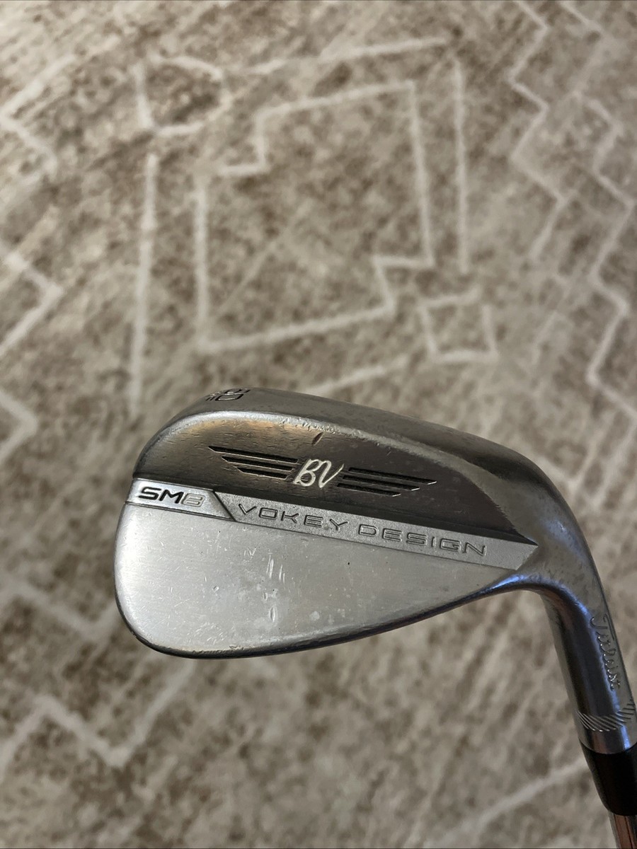 Titleist Vokey SM8 50* Wedge F Grind 12* Bounce Steel Shaft Right