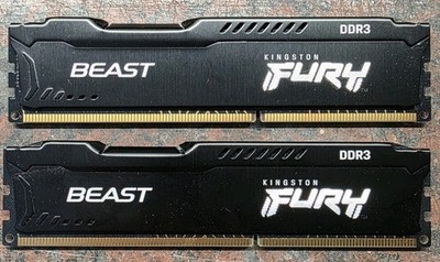 KINGSTON FURY Beast KF318C10BBK2/8 - 8 GB (2 X 84GB) - DDR3-1866