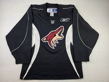 Reebok NHL Arizona Coyotes Jersey Phoenix Hockey CCM Mens Medium Black Sewn