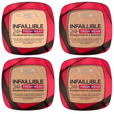 L'Orea Infallible 24H Fresh Wear Foundation in einem Puder - WÄHLEN SIE IHREN FARBTON