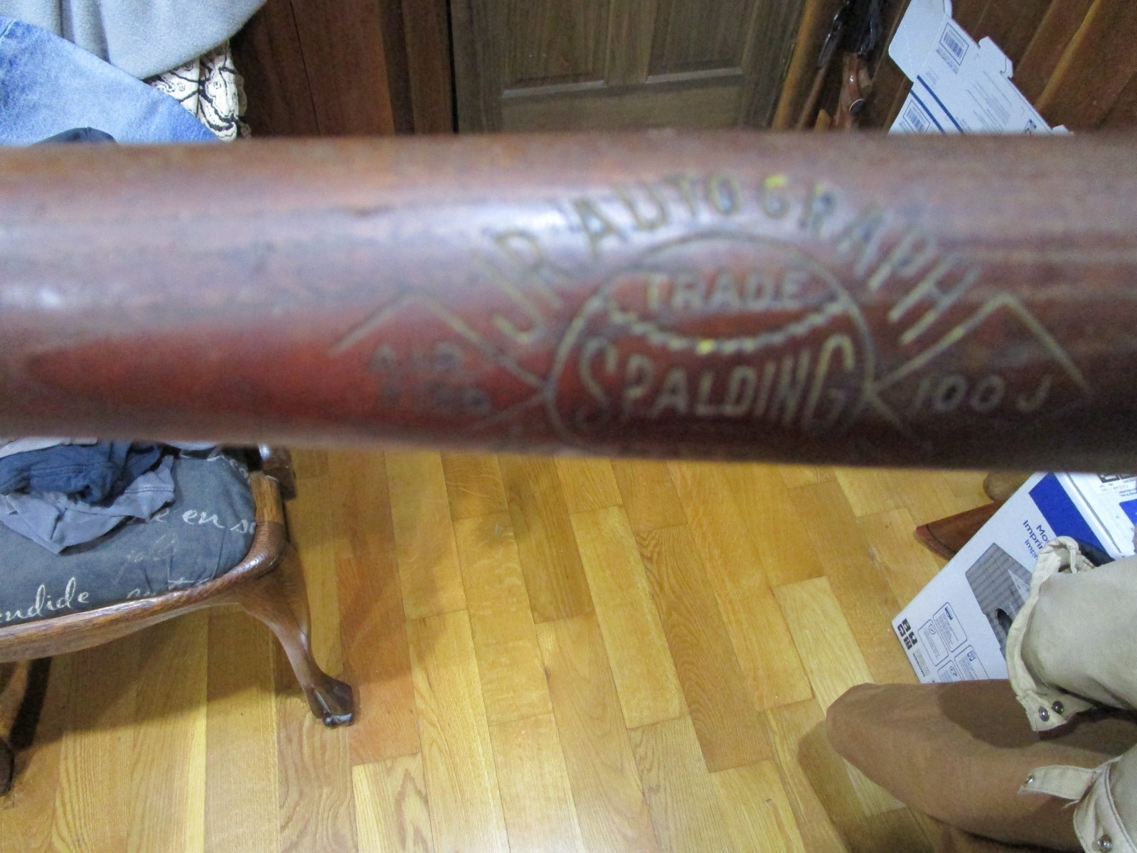 Antique Spalding Baseball Bat Ken Williams Cincinnati Reds St Louis Browns