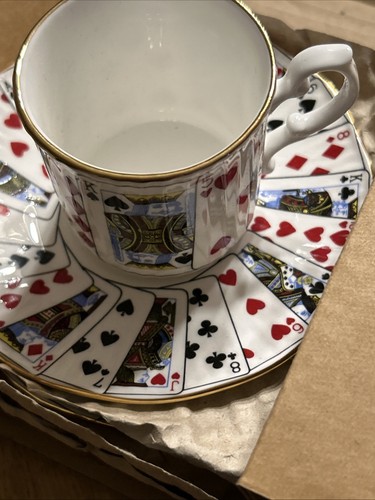 Cut For Coffee Elizabethan Fine Bone China Cups And Saucers Set Of 4 New - Picture 4 of 7