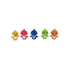 Pinkfong Baby Shark Finger Puppets Set of 5 Figures Children Bath Time Fun