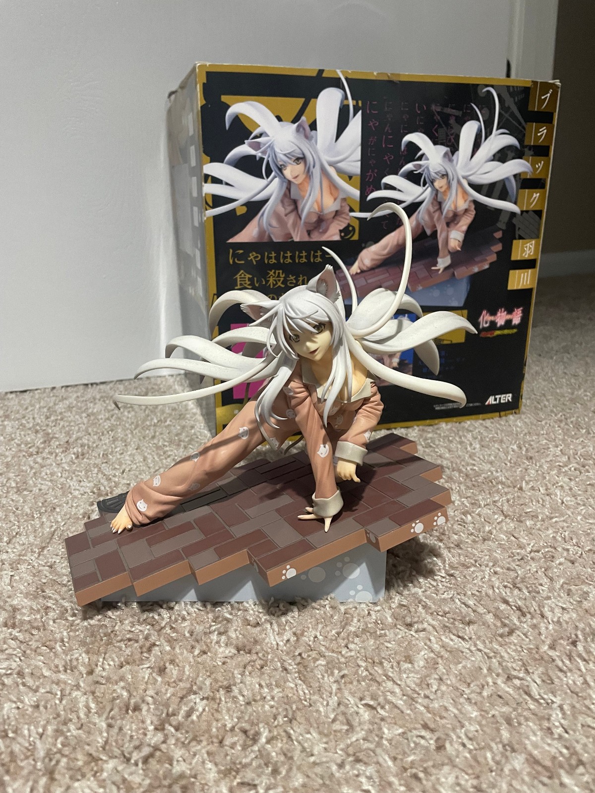 Bakemonogatari Series Black Hanekawa Tsubasa Figure