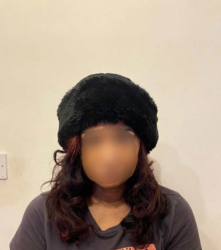 Fur Trim Hat in Women's Hats for sale | eBay UK