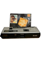 VINTAGE 1980s Kodak Pocket Instamatic 60 Camera Includes Instruction Manual