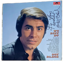 Roy Black -  Wo bist Du - LP  mit Autogramm / Signiert Für Hans - Top Zustand