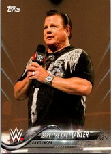 Jerry le roi Lawler insert doré Topps #38