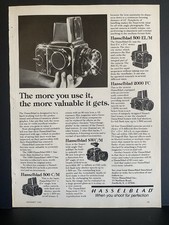 1980 Vintage Ads, Printed Ad, Hasselblad 500 C/M Camera System 2218 