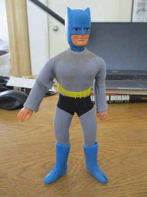 Mego Corp Batman 8 Inch Actionfigur 1974 Selten Vintage. Cape & Handschuhe fehlen