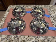 Oem 2003-2013 Dodge Ram 2500 3500 Srw 8-lug Whl Center Caps Chrome 52121450ab 