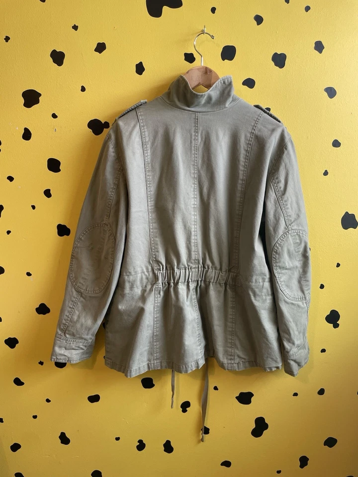 Antigua Chaqueta Marina Ejército Militar Para Hombres XXL Camuflada Utilidad Campo Estructurado Gorpcore   Foto 4 de 4