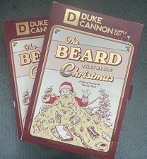 Lot Of 2 Duke Cannon The Beard That Stole Christmas 3Pc Beard Care Set read