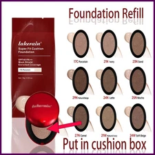 Cushion Refill Foundation Waterproof Semi-Matte Red Finish 72-Hour Wear