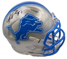 CHRIS SPIELMAN SIGNED AUTO DETROIT LIONS MINI HELMET PSA/DNA