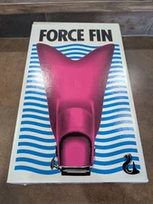 Force Fin Pro Scuba Diving Snorkeling Fins Size XL Made in USA Adjustable Black