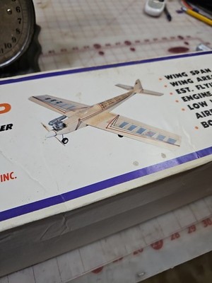 Joe Bridi Signed Vagabond RC Model Airplane Kit Vintage Birdi Aircraft...
