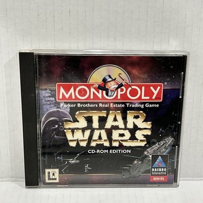 Star Wars Monopoly CD-ROM Edition PC Vintage Game Hasbro Interactive