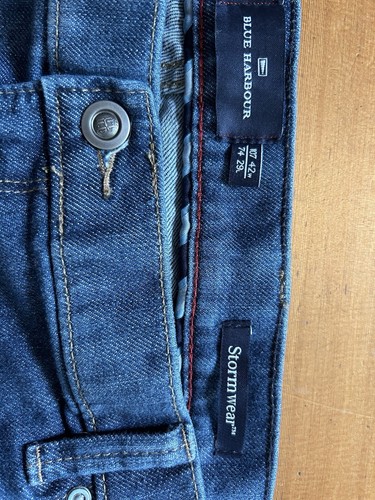 Jeans Mens M&S Blue Harbour Regular 42" W x 29" L with Stretch - Picture 3 of 3