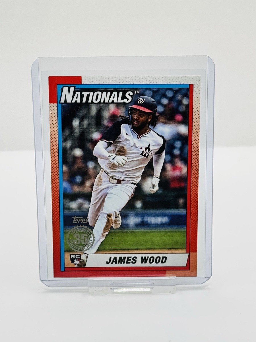 2025 Topps Series 2 JAMES WOOD 35th Anniversary 1990 Retro RC