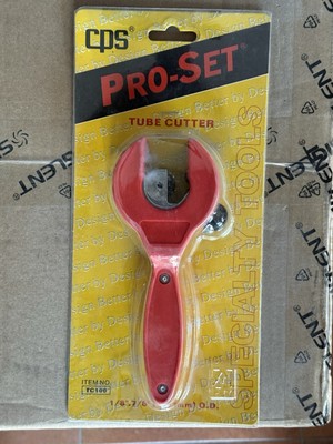 Cps Pro-Set Rohrschneider TC100 1/8 To7/8 (3-23mm) Nos Boxed