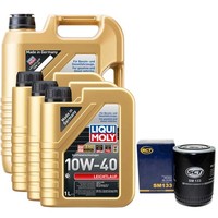 MotoröL Set 10W-40 Liqui Moly 8 Liter + ÖLfilter FüR Toyota Land Cruiser 4.2 4.5