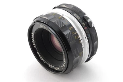 Objectif Nikon NIKKOR‐H.C Auto 50 mm f/2 Non-Ai Standard Prime pour monture F... - Photo 1/4