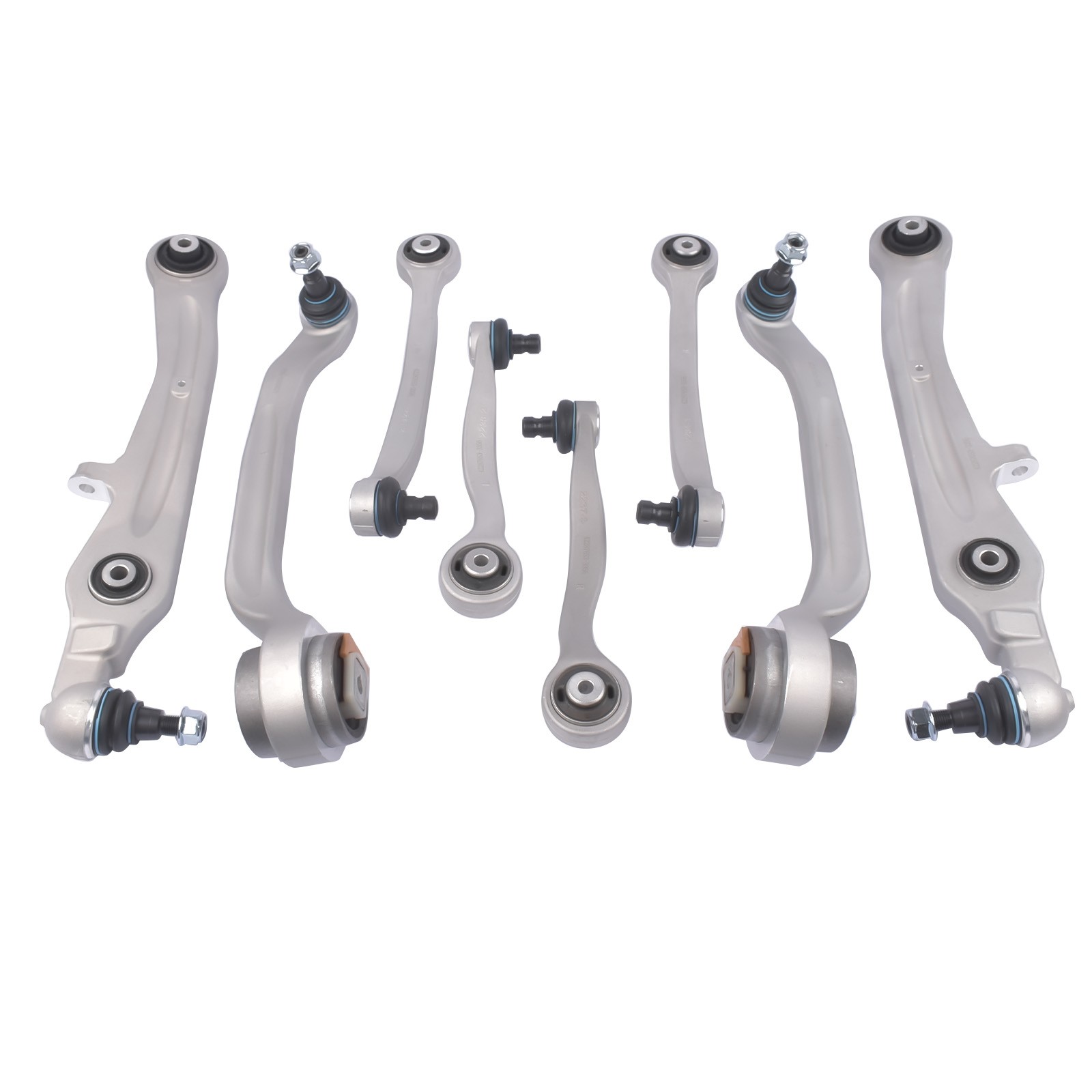 Upper & Lower Suspension Control Arms Set Fits 04-19 Bentley Gt Gtc Flying Spur