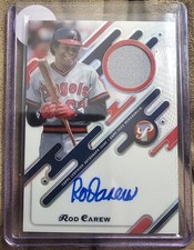 2025 Topps Pristine Rod Carew Pieces Jersey Auto Rookie #PPAR-RC Angels