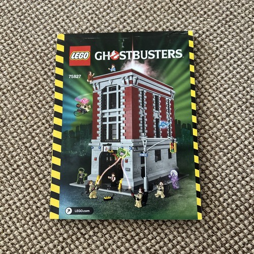*NUR HANDBUCH* LEGO Ghostbusters: Firehouse Headquarters (75827) NUR BOOKLET