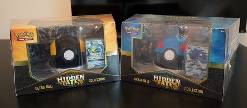 2019 Pokémon Hidden Fates Ultra Ball And Great Ball Collection Sealed
