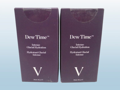 VBEAUTE DEW TIME INTENSE GLACIAL HYDRATION 1 OZ BOXED LOT OF 2