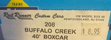 Athearn HO - 40' Boxcar Buffalo Creek 2630 - 208 - SW