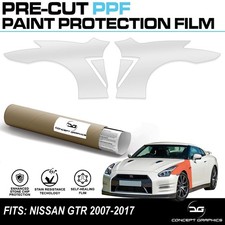 Front Wings Stone Chip Guard PPF Paint Protection Film Kit For Nissan GTR R35