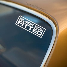 Black box fitted car sticker vinyl decal young driver bumper window sticker