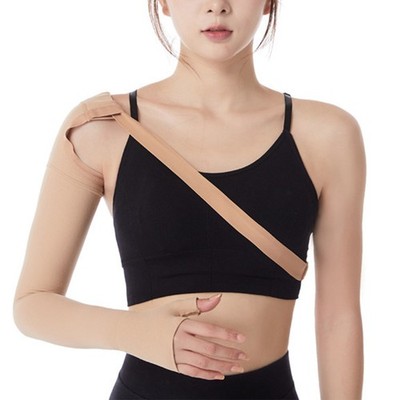 Lymphödem Compression Arm Sleeve Polyurethan Post Mastectomy Support Arm Sleeve