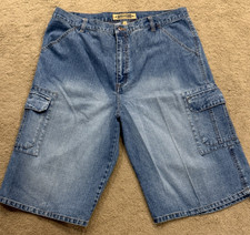Vintage Attitude Jean Shorts Mens Size 38 Jorts Baggy JNCO Style 14.5 Inseam