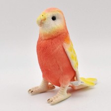 HANSA Bourkes Parakeet Plush 13cm Pink Bird Soft Stuffed Animal Japan