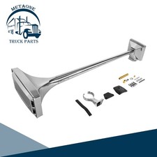 29 Rectangular Air Horn Truck Trumpet Loud Single Tone Roof Horns Kit 12v24v